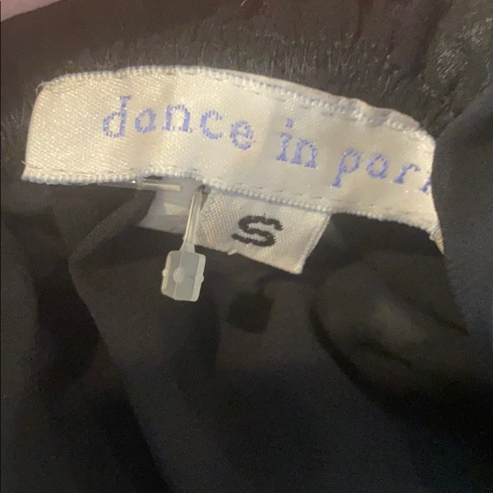 "RESERVED" Dance/ sheer black Top - Picture 6 of 6